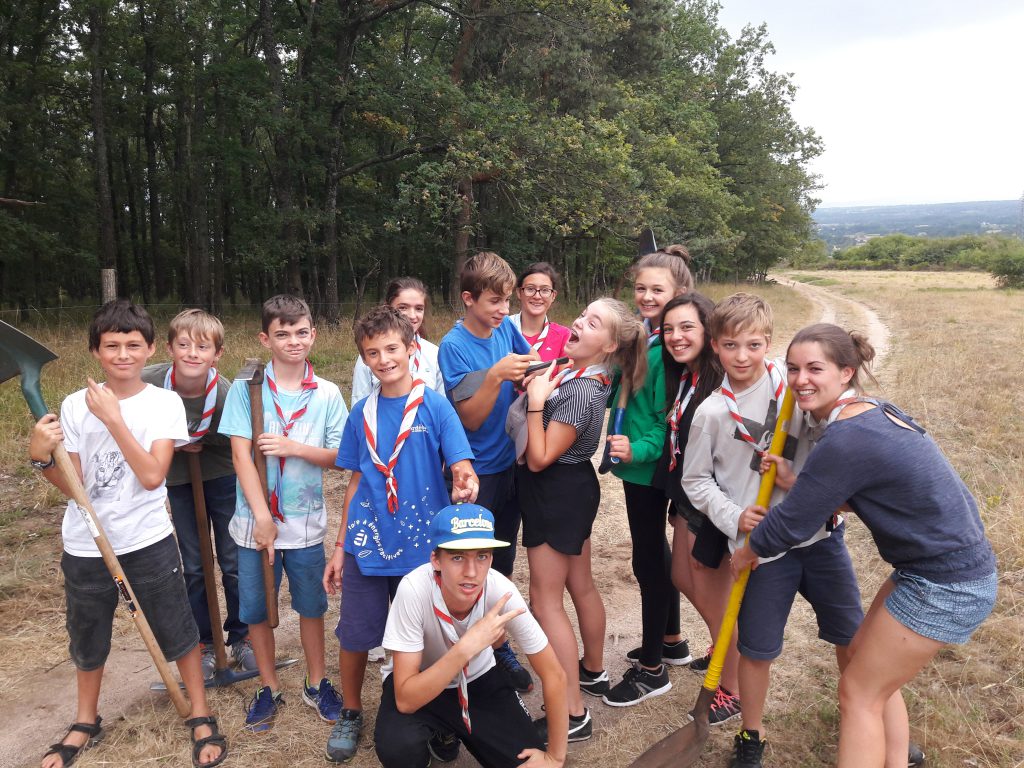 Photo Groupe - Camp Scout-Guide 2017 SGDF Annonay