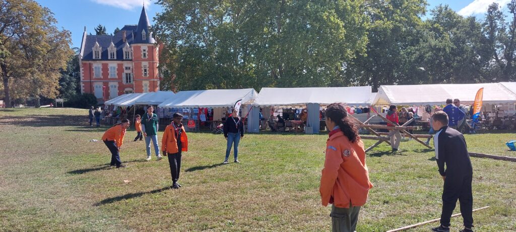 Forum des asso Annonay 2024 sgdf jeu épervier