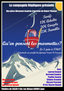 compagnie Théâtre Répliques Groupe Saint Erasme 1ère Marine Lyon Scouts et Guides de France