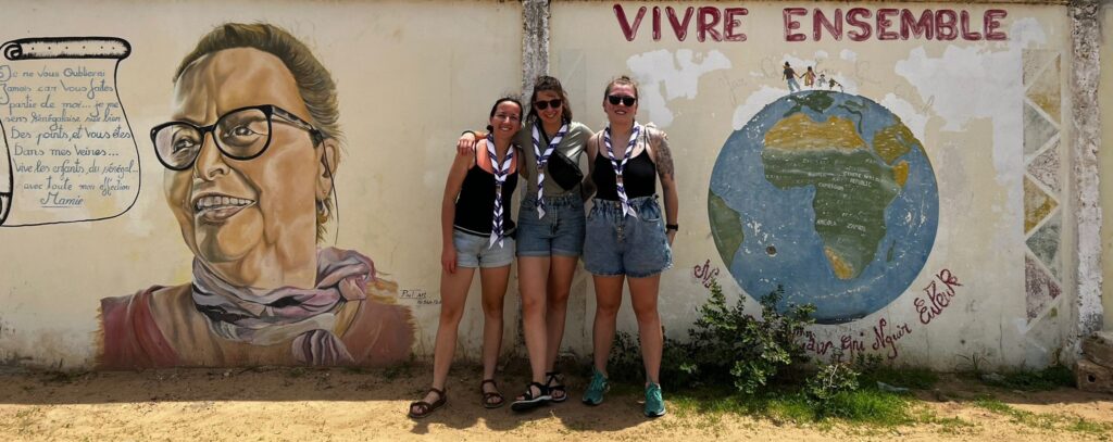 Trois scouts et guides de France au Sénégal