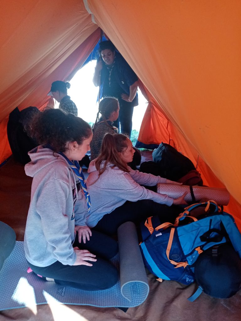 Guides de Coulommiers camp tente